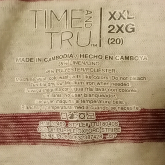 Time And Tru XXL/2XG t-shirt - Picture 8 of 8